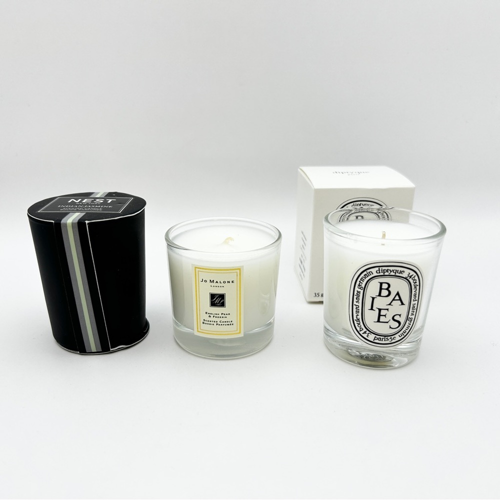 3 small size candles, Nest, Jo Malone, & Baies, New